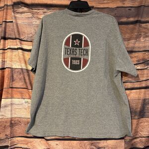 Texas Tech University T-Shirt Grey XL SS Vintage 1923 Red Raiders Apparel DS